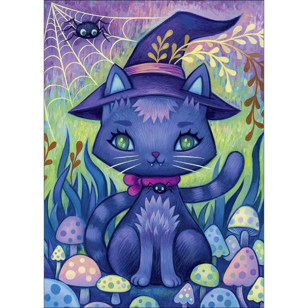 1000 piece puzzle : Dreaming Witch Cat - Heye-58388