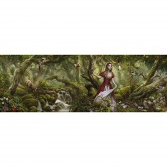 1000 pieces panoramic puzzle: Forest song