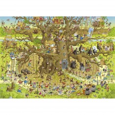 1000 pieces puzzle: Monkey Habitat