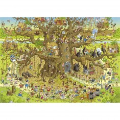 1000 Teile Puzzle: Monkey Habitat