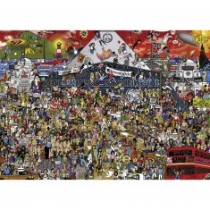 2000 pieces puzzle: British Music History