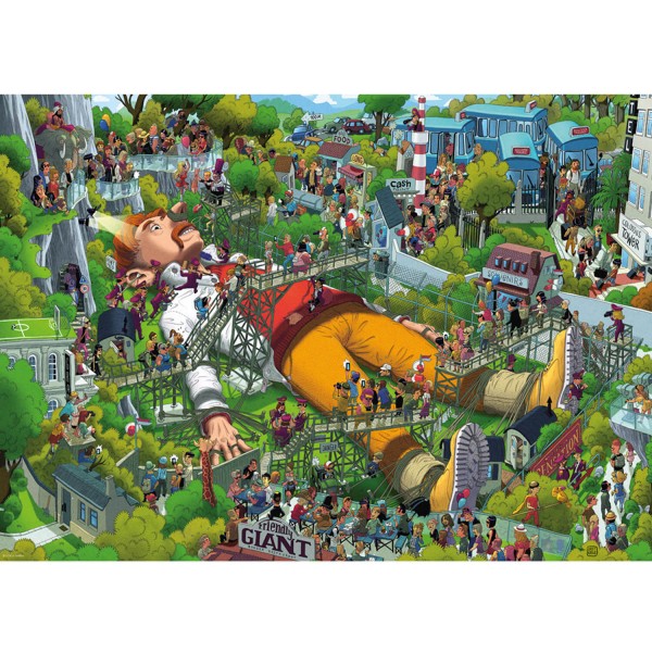 1000 pieces puzzle: Gulliver, Uli Oesterle - Heye-29886