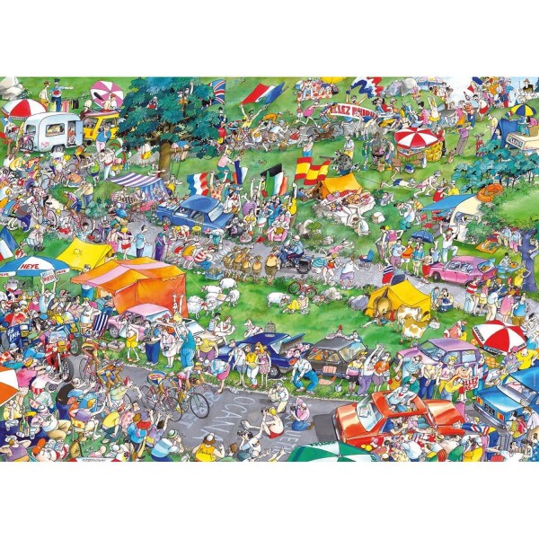 1000 Teile Puzzle: Radrennen, Blachon - Heye-29888
