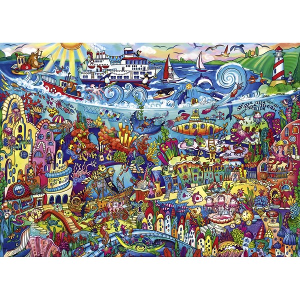 1000 pieces puzzle: Magic sea - Heye-29839