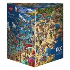 1000 pieces Jigsaw Puzzle: Seashore Tanck