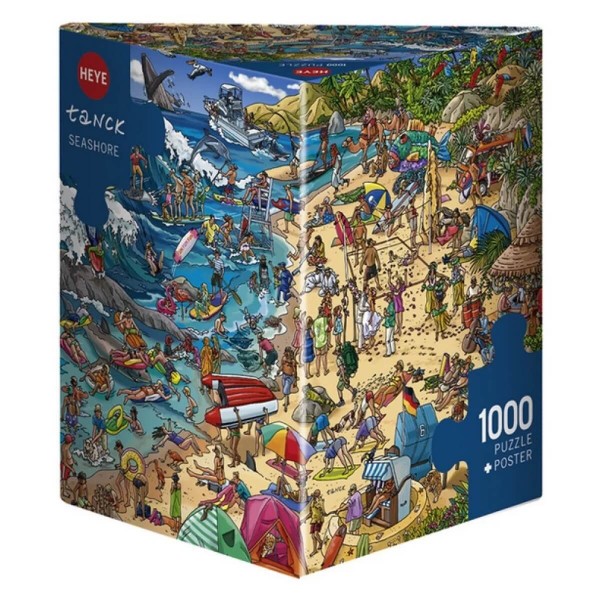 1000 pieces Jigsaw Puzzle: Seashore Tanck - Heye-57959