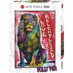 PERRE / ANATOLIAN Puzzle 1000 pièces : Le lion pas cher 