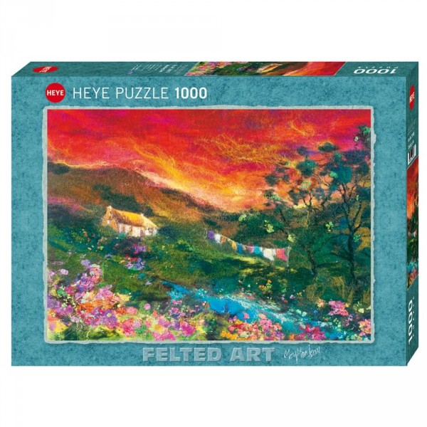 1000 Teile Puzzle: Wäscheleine - Heye-58176