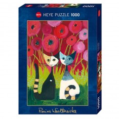 1000 Teile Puzzle: Mohn-Baldachin