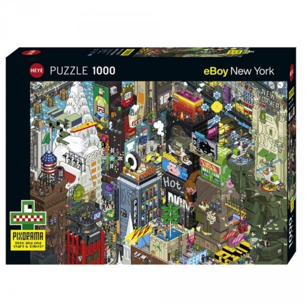 1000 pieces Jigsaw Puzzle: New-York - Heye-58163
