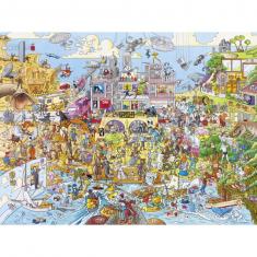 1500 pieces puzzle : Schone: Hollyworld