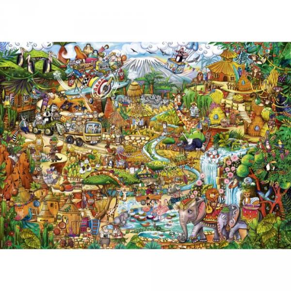 Puzzle de 2000 piezas : Rita Berman: Safari Exótico - Heye-58579