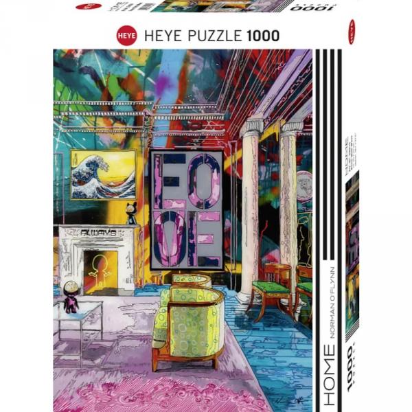 1000 Teile Puzzle : Home : Room With Wave  - Heye-58226