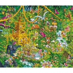 2000 pieces puzzle: Deep Jungle, Michael Ryba