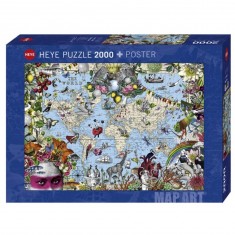 Puzzle 2000 Pièces : Quirky World