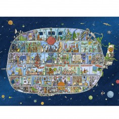 1500 Teile Puzzle: Raumschiff, Mattias Adolfsson