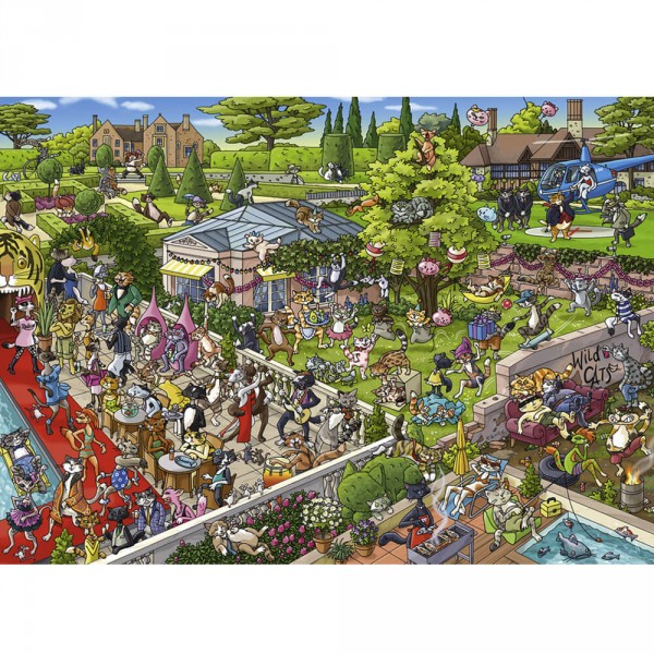 1000 pieces puzzle: Cat festival, Birgit Tanck - Heye-57827