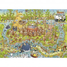 1000 pieces puzzle: Funky zoo: Australia, Marino Degano