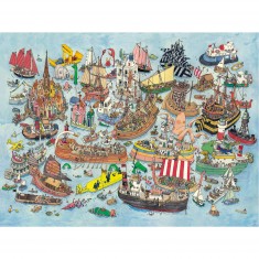1500 Teile Puzzle: Die Regatta, Mattias Adolfsson