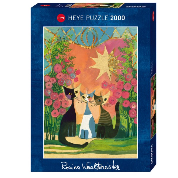 2000 Teile Puzzle: Rosen - Heye-58294