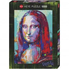 Puzzle mit 1000 Teilen: Mona Lisa