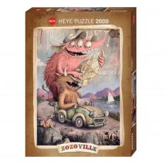 2000 pieces puzzle: Zozoville: Road Trippin