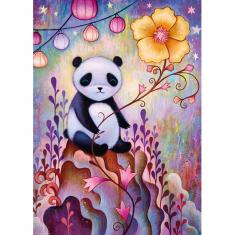 1000 pieces jigsaw puzzle: nap of the panda