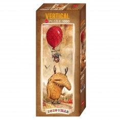 1000 Teile Puzzle: Roter Ballon