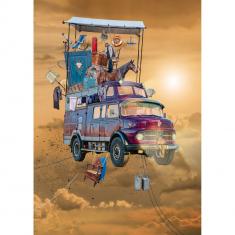 Puzzle 1000 pieces : fly high mobile house