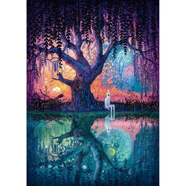 Puzzle 1000 pieces : inner mystic broken worlds - Heye-57807