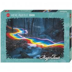 1000 piece puzzle: Rainbow Road