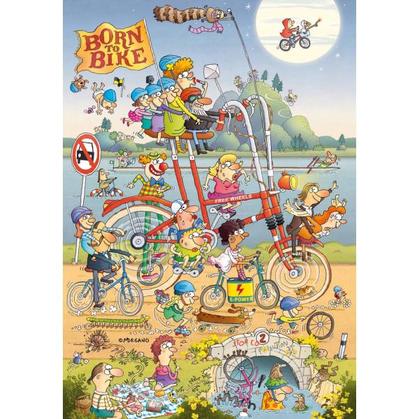 Puzzle 500 pieces : take a trip with marino degano - Heye-57908