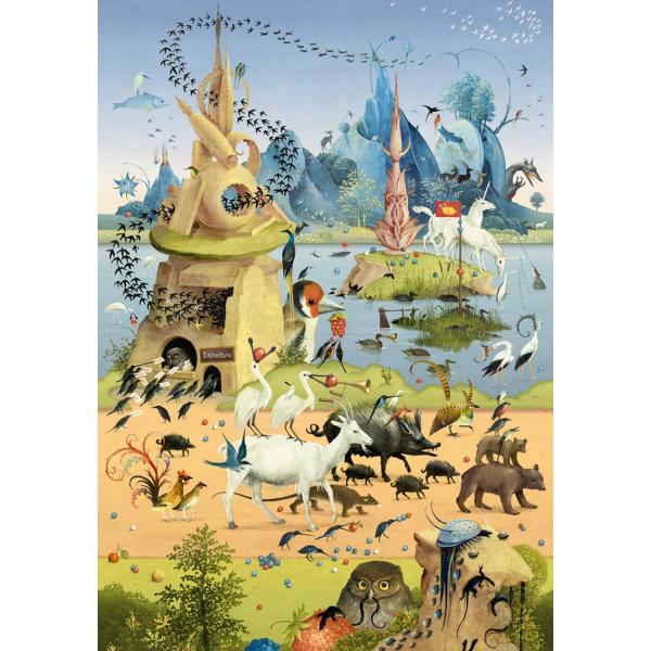 Puzzle 500 pieces : take a trip with h. bosch - Heye-57972