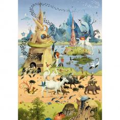 Puzzle 500 pièces : voyage avec h. bosch