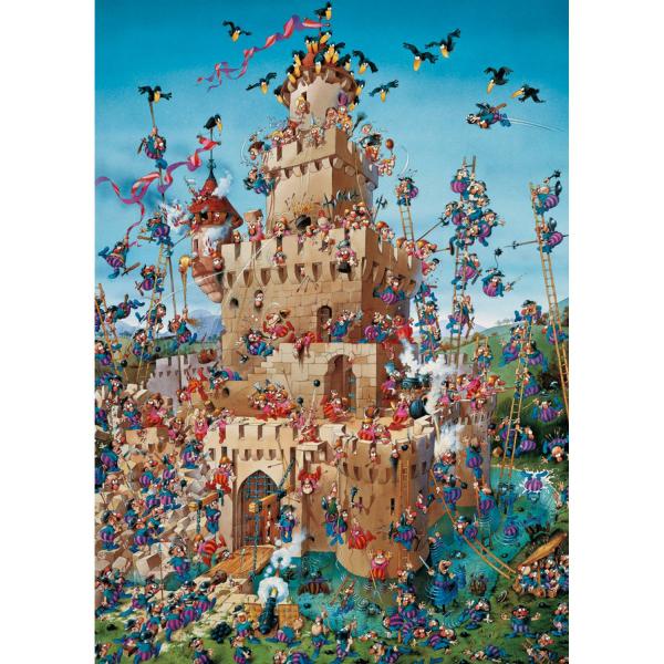 Puzzle 1000 pièces : recherchée suzie la casseuse de coffres - Heye-58003