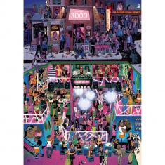 Puzzle 1000 pieces : triangular disco 3000