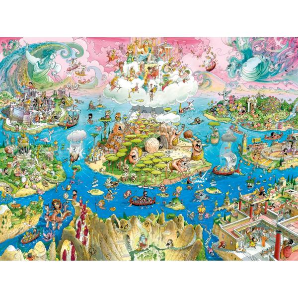 1500-teiliges Puzzle: Dreieckige Odyssee - Heye-58304