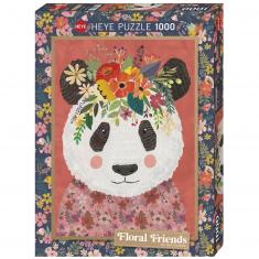 Puzzle 1000 piezas: Panda de peluche