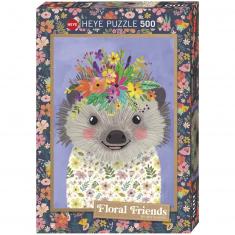 500 pieces puzzle: Funny hedgehog