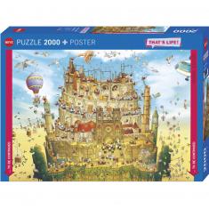 Puzzle de 2000 piezas: Así es la vida: En lo alto