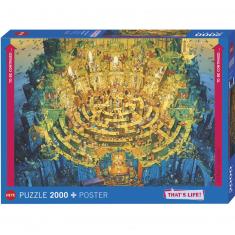 Puzzle 2000 pièces :That's life : au fond