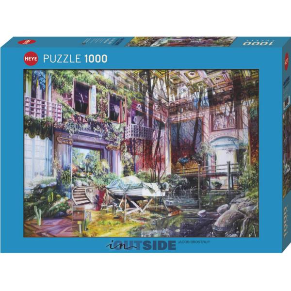 Puzzle mit 1000 Teilen: Draußen: Die Flucht - Heye-58202