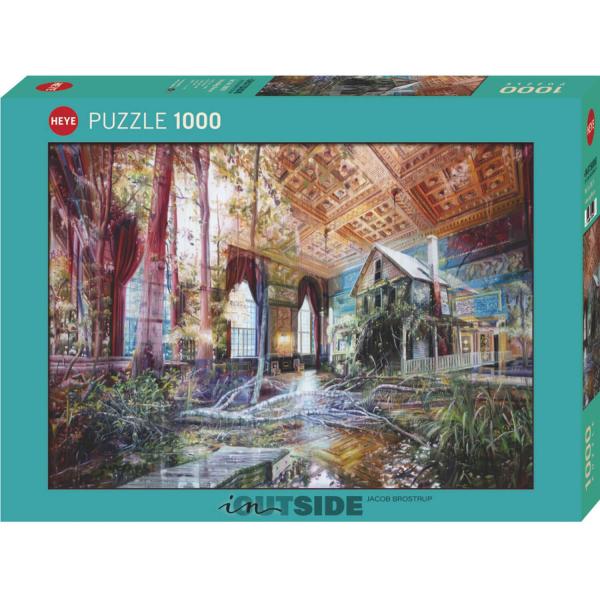 Puzzle mit 1000 Teilen: In Outside: Intruding House - Heye-58205