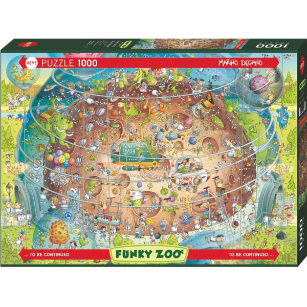 1000 piece puzzle : Zoo Cosmic Habitat, Degano - Heye-58427