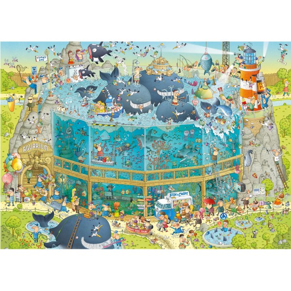 1000 Teile Puzzle Degano: Funky Zoo Ocean Habitat - Heye-58371