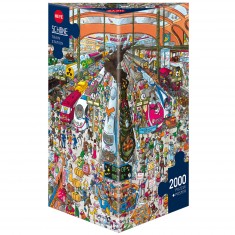 2000 Teile Puzzle: Bahnhof
