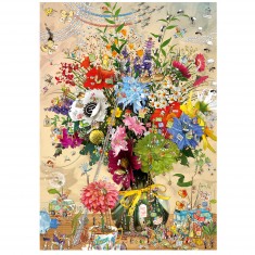 1000 pieces puzzle Degano: Flowers life