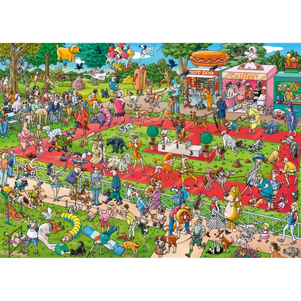 1000 pieces puzzle: Parade of dogs, Birgit Tanck - Heye-58135OBSO