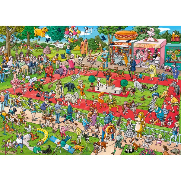 Puzzle 1000 pièces : Défilé de chiens, Birgit Tanck - Heye-58135OBSO