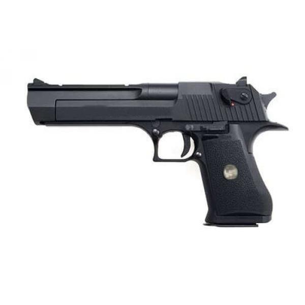 Réplique pistolet gbb à gaz Desert Eagle noir 0,8J + Valisette Nuprol MAL757 - PG5513-NUP